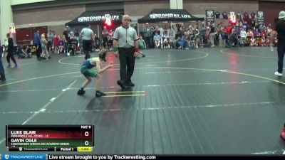 53 lbs Round 2 (6 Team) - Gavin Ogle, Contenders Wrestling Academy Green vs Luke Blair, Panhandle All-Stars