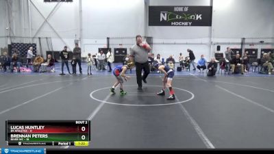 60 lbs Round 1 (4 Team) - Brennan Peters, River WC vs Lucas Huntley, 84 Athletes