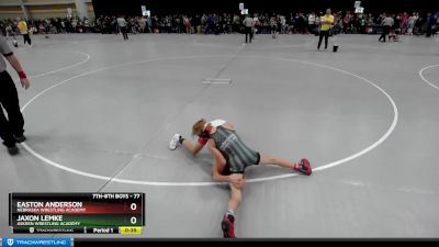 77 lbs Champ. Round 2 - Easton Anderson, Nebraska Wrestling Academy vs Jaxon Lemke, Askren Wrestling Academy