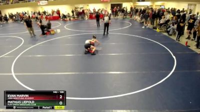 106 lbs Champ. Round 2 - Mathias Liepold, Flat Earth Wrestling Club vs Evan Marvin, JARO Wrestling Academy