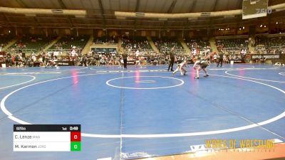 92 lbs Consi Of 8 #2 - Colter Lenze, Moen Wrestling Academy vs Mack Karmon, Jordan Trained OH