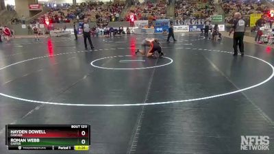 A 182 lbs Cons. Round 1 - Roman Webb, Carter vs Hayden Dowell, Cascade