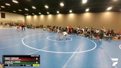 110 lbs Semifinal - Vinny Ferrari, Cardinal Wrestling Club vs Charles Lundin, 3F Wrestling