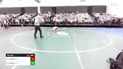 140-J lbs Consi Of 8 #2 - Graeden Lackett, Westfield vs Brody Moody, Attack Mat Club