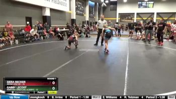 91 lbs Round 1 (4 Team) - Siera Becker, Grand View WC vs Gabby Lecost, Nebraska Wrestling Academy
