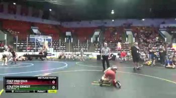 72 lbs Finals (8 Team) - Colt Precious, Lowell White vs Coleton Ernest, Pine River