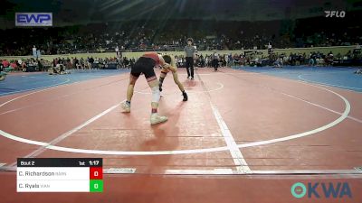 100 lbs Round Of 32 - Cade Richardson, Barnsdall Youth Wrestling vs Caden Ryals, Vian Wrestling Club