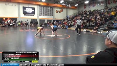 BN-14 lbs Round 1 - Wyatt Limburg, Pack732 vs Keegan Gillmore, Big Game Wrestling Club