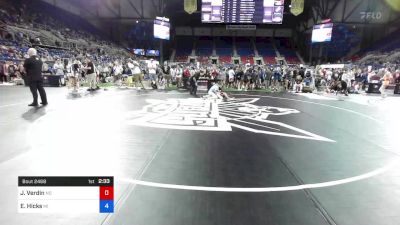 100 lbs Rnd Of 32 - Jennifer Verdin, North Dakota vs Emaline Hicks, Michigan