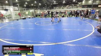 100 lbs Champ. Round 3 - Daniel McDermott, NC Wrestling Factory vs Matthew DeAngelo, Imperium