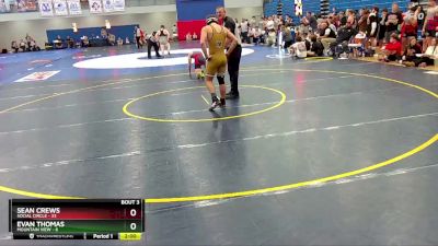 175 lbs Round 3 (4 Team) - Evan Thomas, Mountain View vs Sean Crews, Social Circle