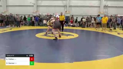 S-175 lbs Consi Of 4 - Kaiden Patton, OH vs Dustin Sanner, WV