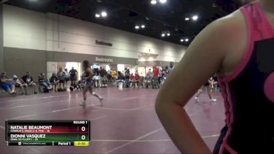 140 lbs Round 1 (16 Team) - Andelyn Cabalka, Iowa SO FLUFFY vs Payton Temple, Charlie`s Angels-IL Pnk