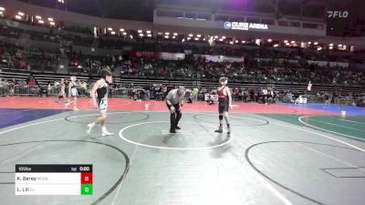 105 lbs Quarterfinal - Kristian Beres, Mount Olive vs Landon Lill, F.l.o.w.