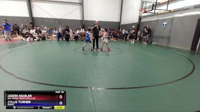 78 lbs 1st Place Match - Jaxon Aguilar, All-Phase Wrestling Club vs Cylus Turner, NWWC