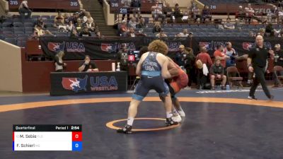 87 lbs Quarterfinal - Mahmoud Sebie, Florida vs Fritz Schierl, Minnesota Storm