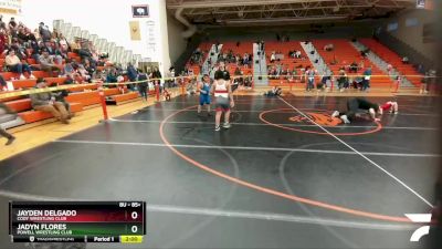 85+ Round 1 - Jayden Delgado, Cody Wrestling Club vs Jadyn Flores, Powell Wrestling Club