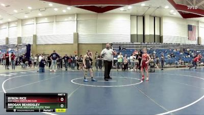 67 lbs Cons. Round 3 - Byron Rice, Bad Karma Wrestling Club vs Brogan Beardsley, SWAT - Savage Wrestling Athletic Team