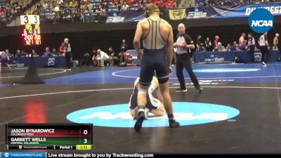 184 lbs Cons. Round 1 - Jason Bynarowicz, Colorado Mesa vs Garrett Wells, Central Oklahoma