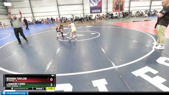 56 lbs Rd# 5- 3:45pm Friday Final Pool - Bowen Taylor, PA White vs Landon Caro, Terps XPress