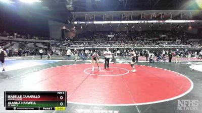 121 lbs Quarterfinal - Isabelle Camarillo, Laguna Creek vs Alanna Harwell, St. Mary`S