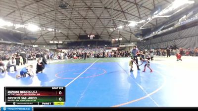 40 lbs Round 2 - Jiovani Rodriguez, Victory Wrestling-Central WA vs Bryson Gallardo, Moses Lake Wrestling Club