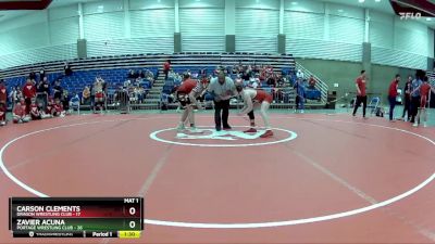 140 lbs Finals (2 Team) - James III Bell, Portage Wrestling Club vs Ryker Yonts, Dragon Wrestling Club