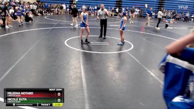 110 lbs Round 4 - Mileena Notaro, Lincoln East vs Nicole Kuta, Lincoln East