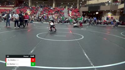 52 lbs 5th Place Match - Gus Andra, Maize Wrestling Club vs Beau Motter, Bluestem Wrestling Club