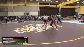 174 lbs 3rd Place Match - Griffin Rathburn, Baldwin Wallace vs Desmon Perry, Ohio Wesleyan