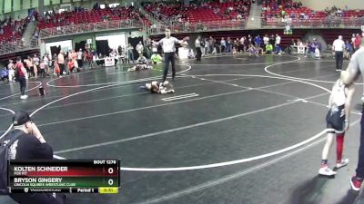 50 lbs Cons. Round 4 - Bryson Gingery, Lincoln Squires Wrestling Club vs Kolten Schneider, Fox Fit