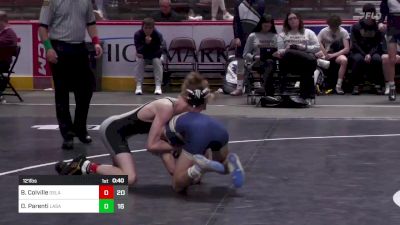 121 lbs Consy Rd I - Brady Colville, Delaware Valley vs Dominick Parenti, Lasalle College