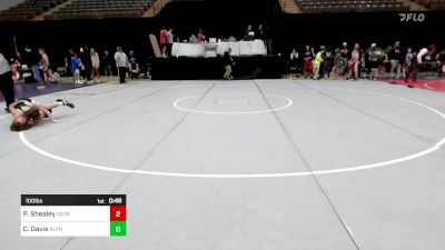 100 lbs Rr Rnd 2 - Parker Shealey, Georgia vs Christian Davis, Alpha Wrestling Club