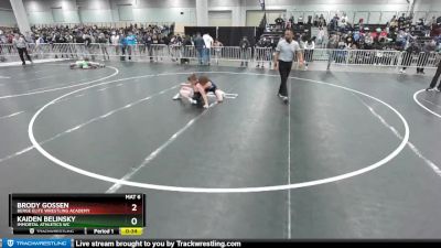 106 lbs Cons. Round 3 - Kaiden Belinsky, Immortal Athletics WC vs Brody Gossen, Berge Elite Wrestling Academy