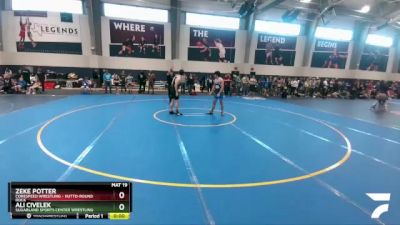 126 lbs Round 2 - David Hine, Spartan Mat Club vs Ethan Gonzales, Dead Shot Wrestling Club