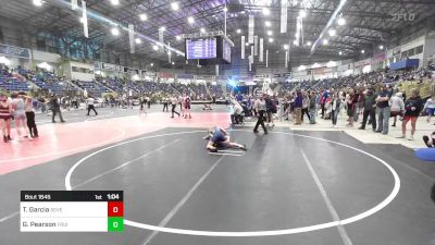 100 lbs Semifinal - Tatum Garcia, Severance Middle School vs Gunner Pearson, Fruita Middle School