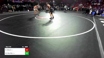 220 lbs 3rd Place - Henry Sturn, Trabuco Hills (SS) vs Michael Murillo, Bakersfield (CS)