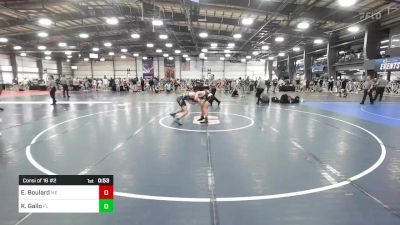 127 lbs Consi Of 16 #2 - Evan Boulard, ME vs Kyle Gallo, FL