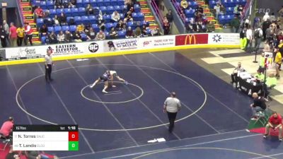 157 lbs Round Of 64 - Noah Torres, Saucon Valley vs Ty Landis, Elco