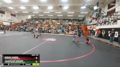 85 lbs Semifinal - Maximilian Hodges, Eastside United Wrestling Club vs Aveian Harris, Riverton USA Wrestling