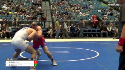170 lbs Semifinal - Braeden Redlin, Allen vs Zane Coleman, Choctaw