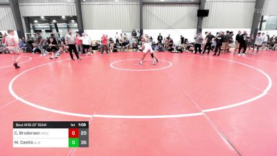 120 lbs Rr Rnd 1 - Chase Brodersen, Apex/Tristate Training Center vs Mario Casilio, Team Alien UFO