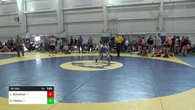 80-S lbs Consi Of 8 #2 - Luke Donahue, OH vs Cole Palma, OH