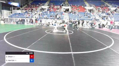 122 lbs Rnd Of 64 - Zoey Olson, Washington vs Chloe Herrick, Missouri