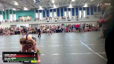 190 lbs Round 3 (4 Team) - Aiden Walsh, Mat Monkeys vs Rylan Heers, Trojan WC