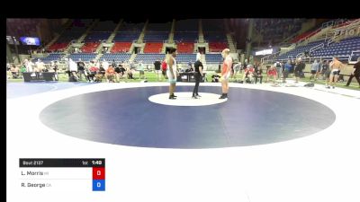 285 lbs Cons 8 #1 - Landon Morris, Michigan vs Ryan George, California