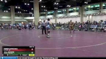 185 lbs Round 4 (10 Team) - Kali Benzee, Wildcat Nation vs Piper Zatechka, SD Fire