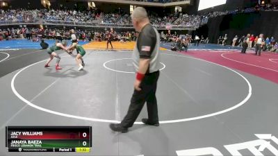 5A 100 lbs Quarterfinal - Jacy Williams, Azle vs Janaya Baeza, Frisco Lebanon Trail