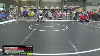 90 lbs Cons. Round 3 - Messer Ogden-Campbell, Falcon Empire Wrestling Club vs Joseph Peterson, WR-Topeka Blue Thunder