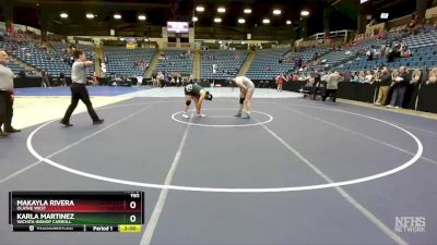 190 lbs Semifinal - Karla Martinez, Wichita-Bishop Carroll vs Makayla Rivera, Olathe West